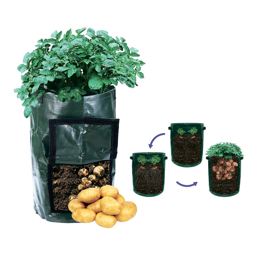 INBLOOM Вазон для выращивания растений на липучке, 34х49см, PE, арт.№ 178-024
