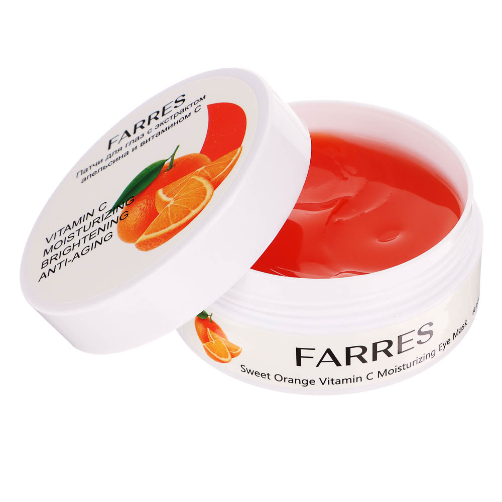 Патчи для глаз с экстрактом апельсина и витамином C, 60 шт тм Farres 90,0 г, арт.№ 330-622