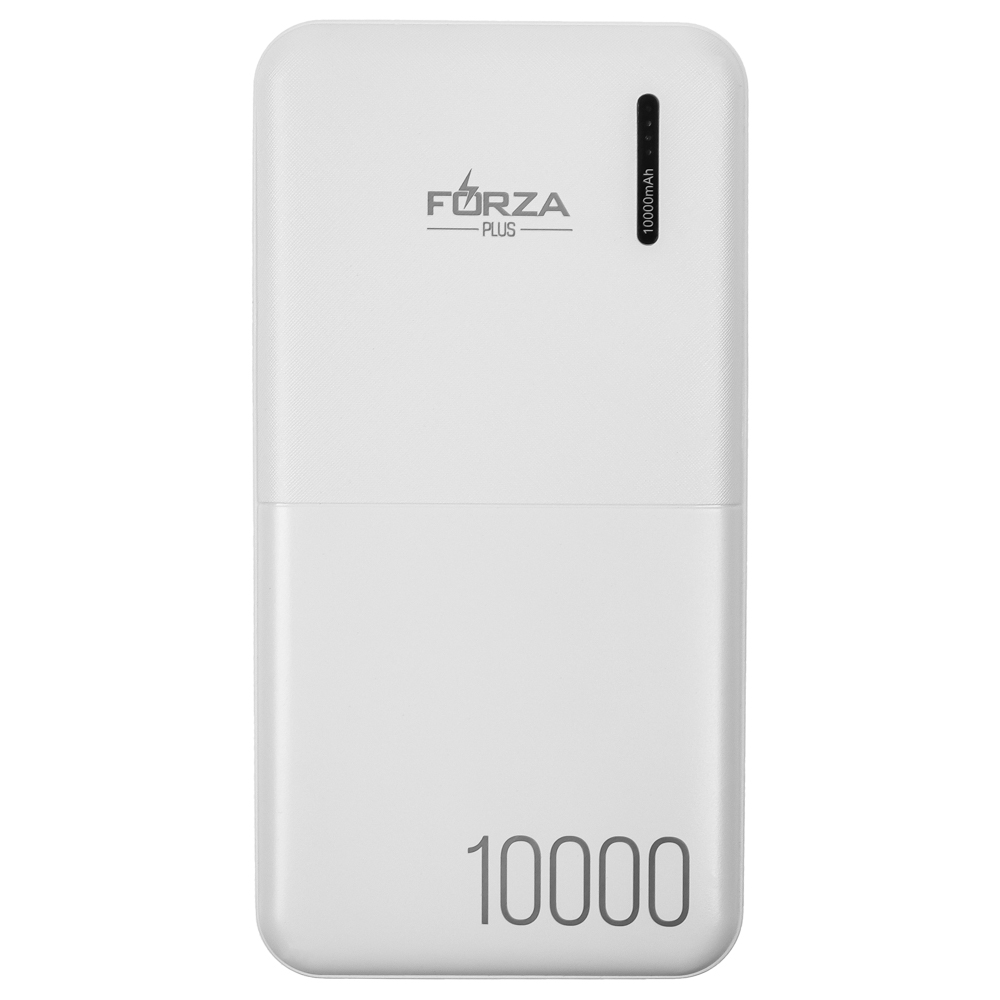 Аккумулятор мобильный FORZA 10000мАч, 2xUSB, 2А, 2 цвета, арт.№ 916-214
