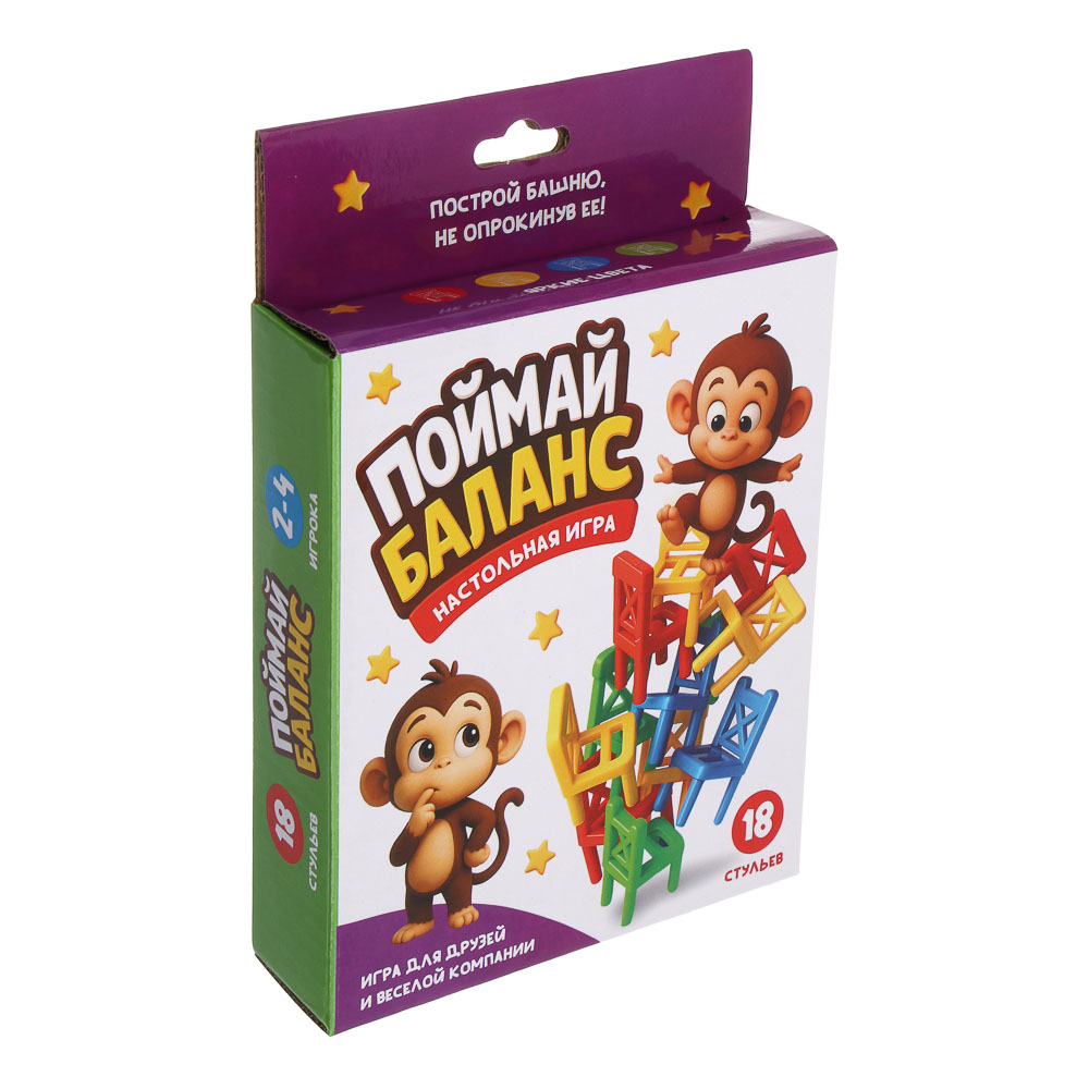 Игра настольная "Поймай баланс", 14,5х4х21 см, пластик, арт.№ 538-232