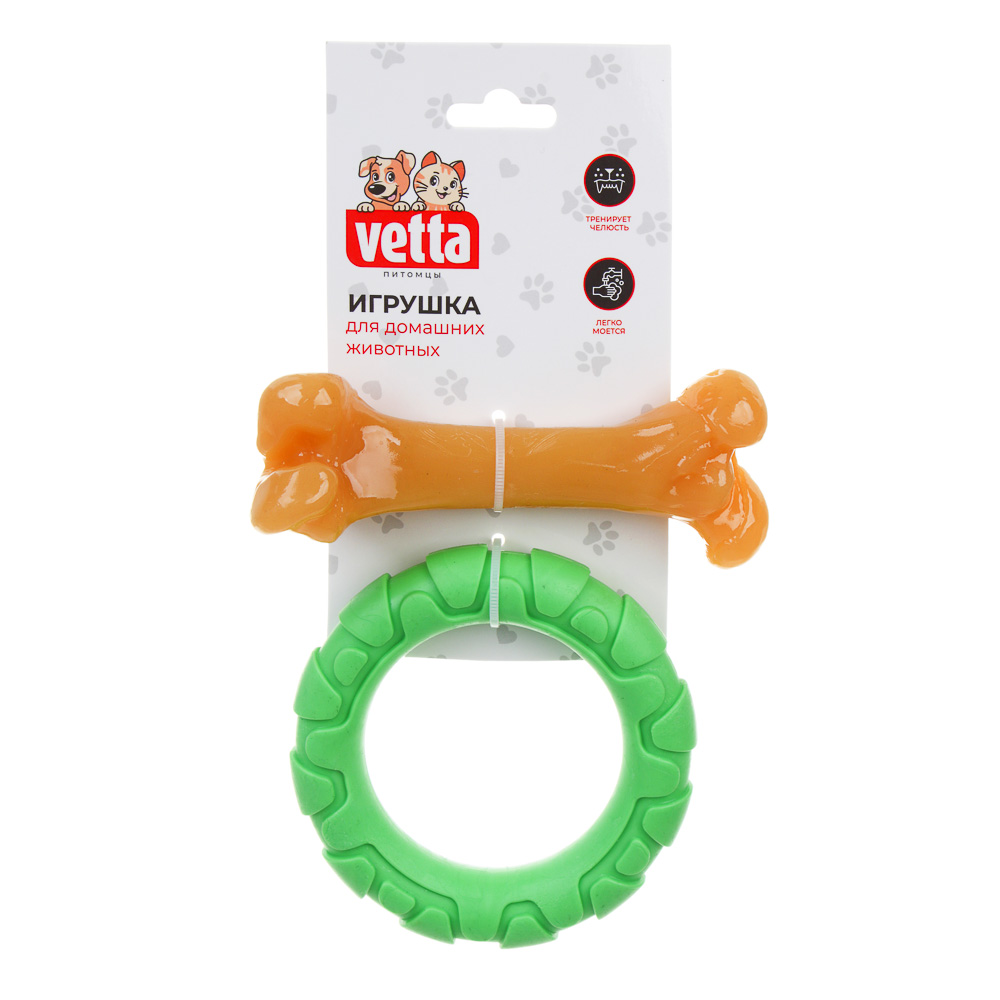 VETTA Игрушка для домашних животных, термопластичная резина, набор 2 шт, арт.№ 273-440