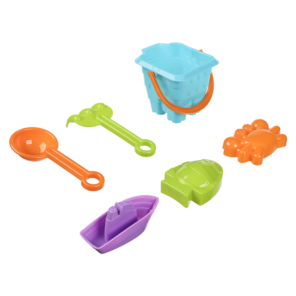 Набор для игры в песке, 6 предметов, ИГРОЛЕНД, для детей 3+, арт.№ 430-133