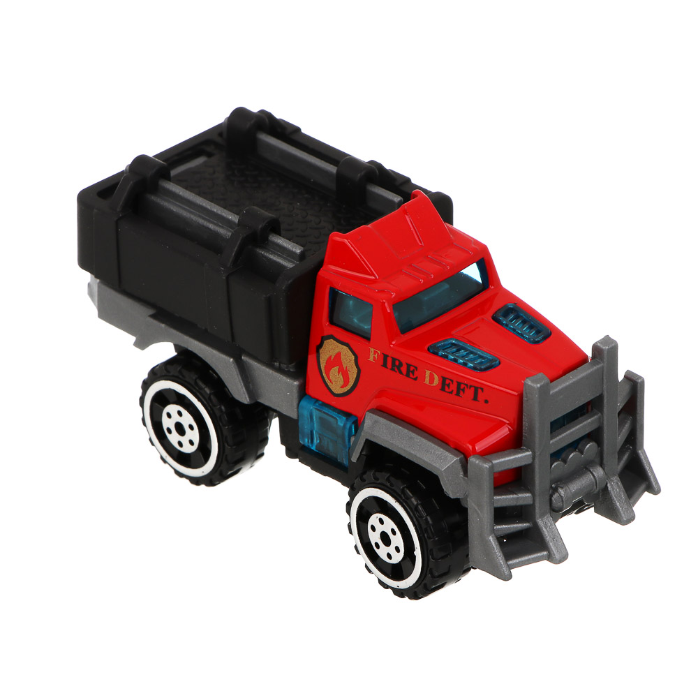 ИГРОЛЕНД Набор из 3-х машин "Пожарная служба", металл, 9,2х4,5х21,7 см, 4 дизайна, арт.№ 292-421