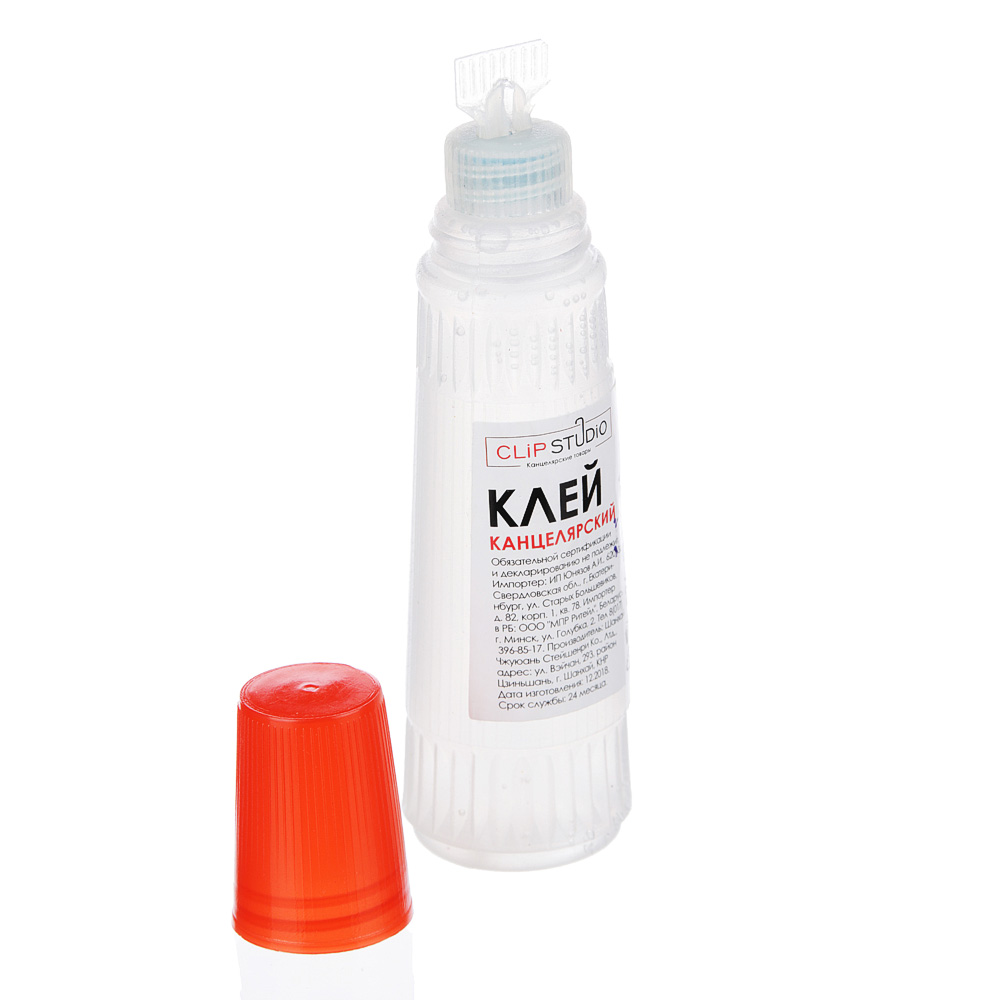 Клей канцелярский 30 гр, в пластиковом флаконе, арт.№ 526-511