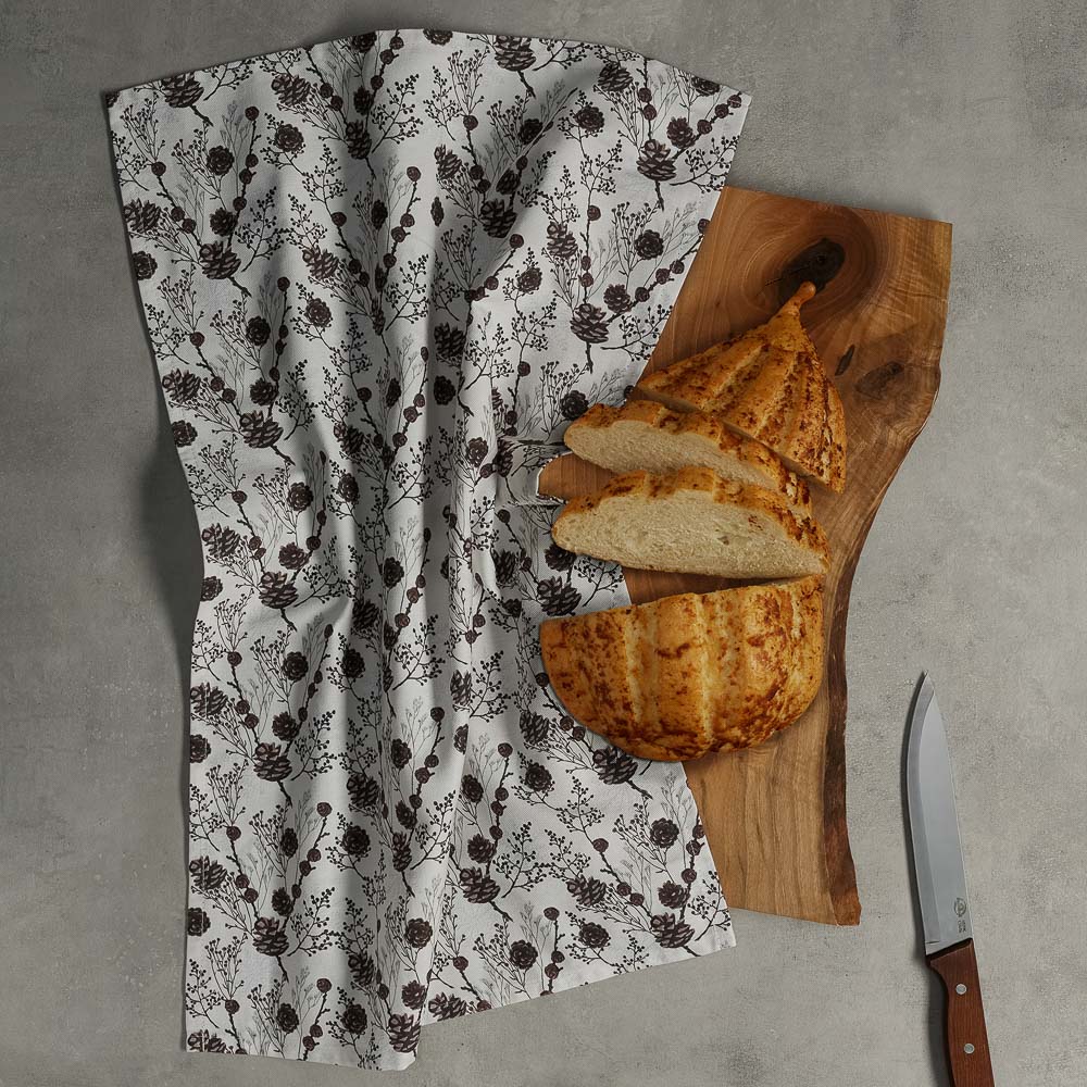 PROVANCE Фелиз Полотенце кухонное, 100% хлопок, 40х60см, шишки, арт.№ 492-237