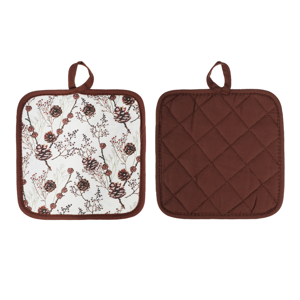 PROVANCE Фелиз Прихватка, 100% хлопок, 18х18см, шишки, арт.№ 492-238