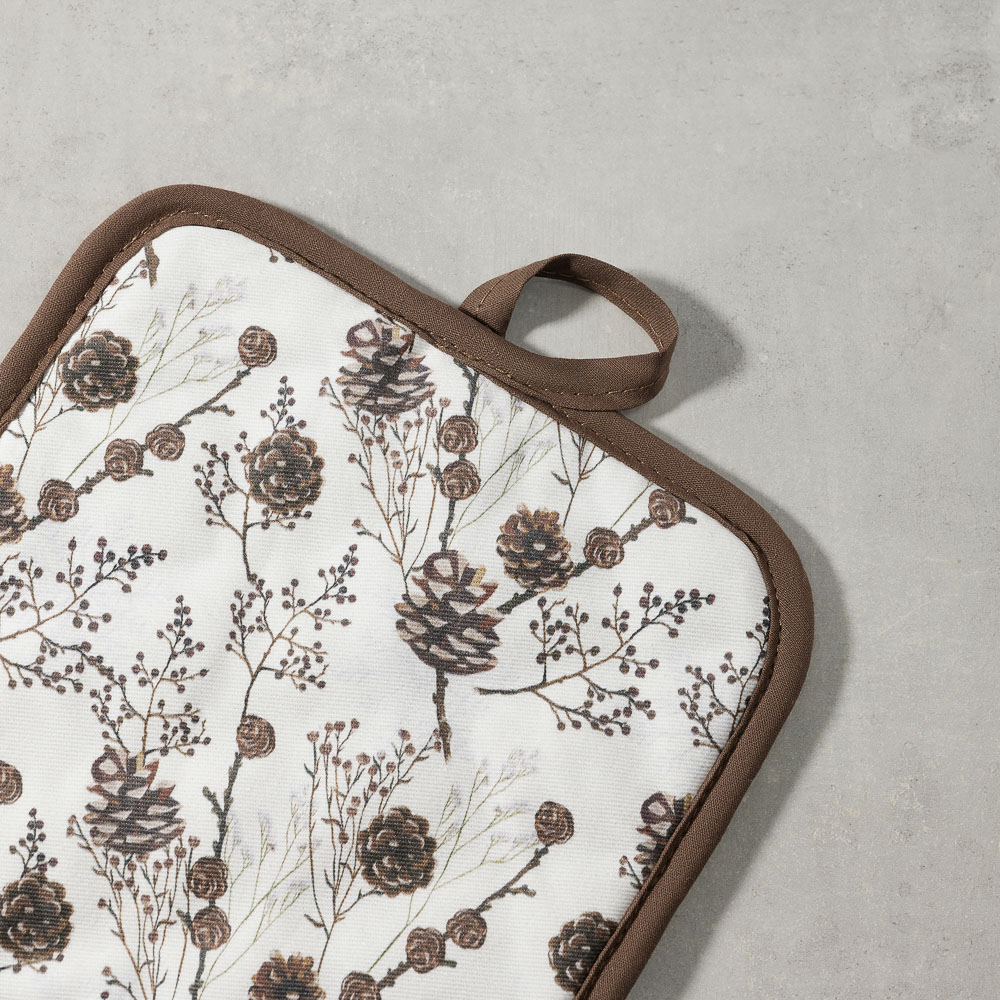 PROVANCE Фелиз Прихватка, 100% хлопок, 18х18см, шишки, арт.№ 492-238