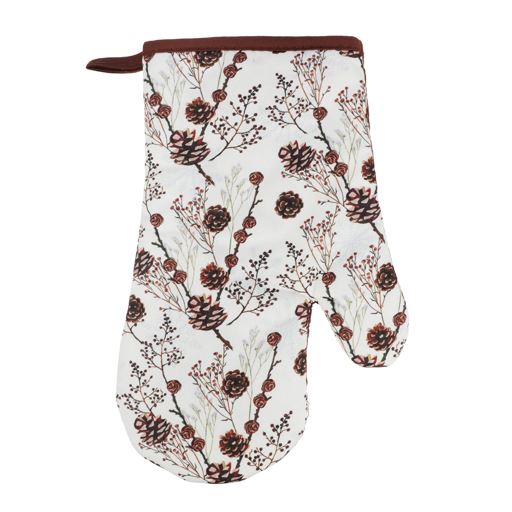 PROVANCE Фелиз Прихватка-варежка, 100% хлопок, 17х28см, шишки, арт.№ 492-239