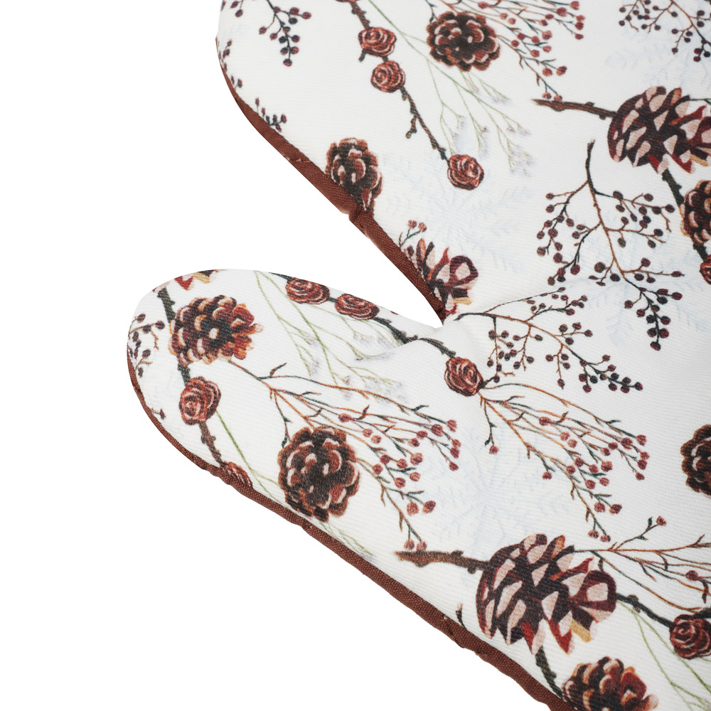 PROVANCE Фелиз Прихватка-варежка, 100% хлопок, 17х28см, шишки, арт.№ 492-239