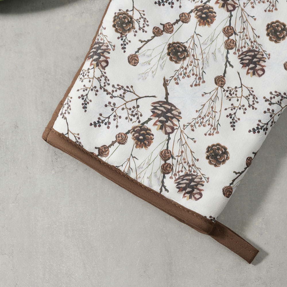 PROVANCE Фелиз Прихватка-варежка, 100% хлопок, 17х28см, шишки, арт.№ 492-239