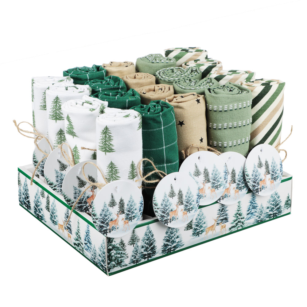 PROVANCE Фелиз Полотенце кухонное, 100% хлопок, 38х64см, 5 дизайнов, арт.№ 492-240