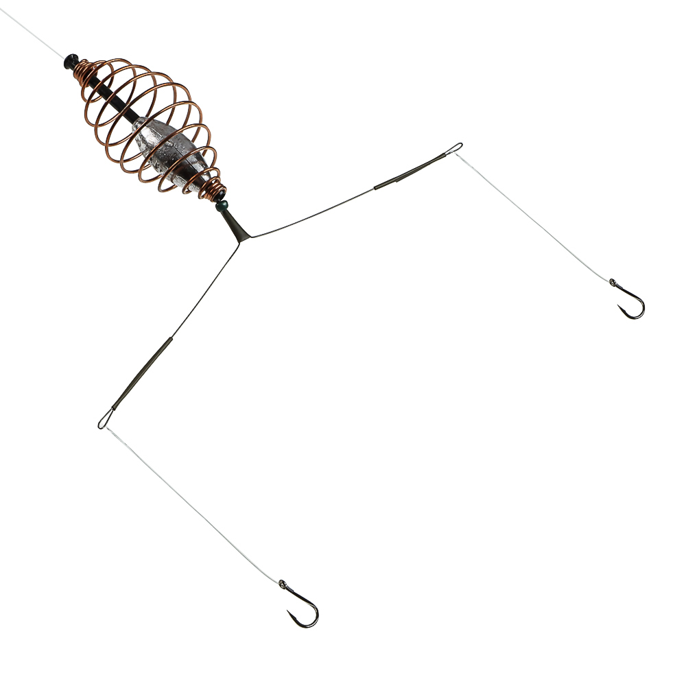 Оснастка донная c 3 крючками и кормушкой тм AZOR FISHING, 5 видов, арт.№ 137-039