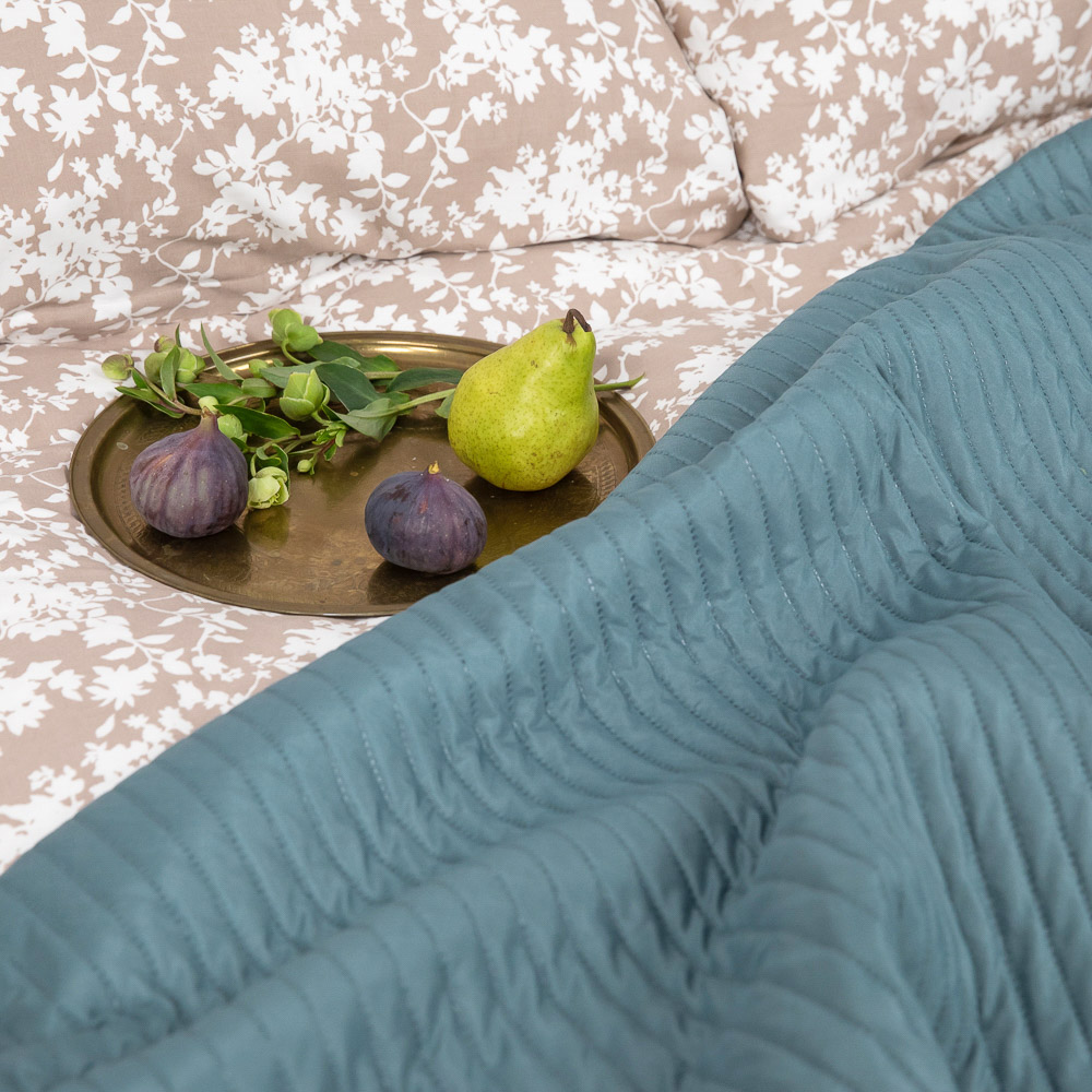 PROVANCE Покрывало стеганое однотонное 200х220см, 100% полиэстер, 2 цвета, арт.№ 486-061