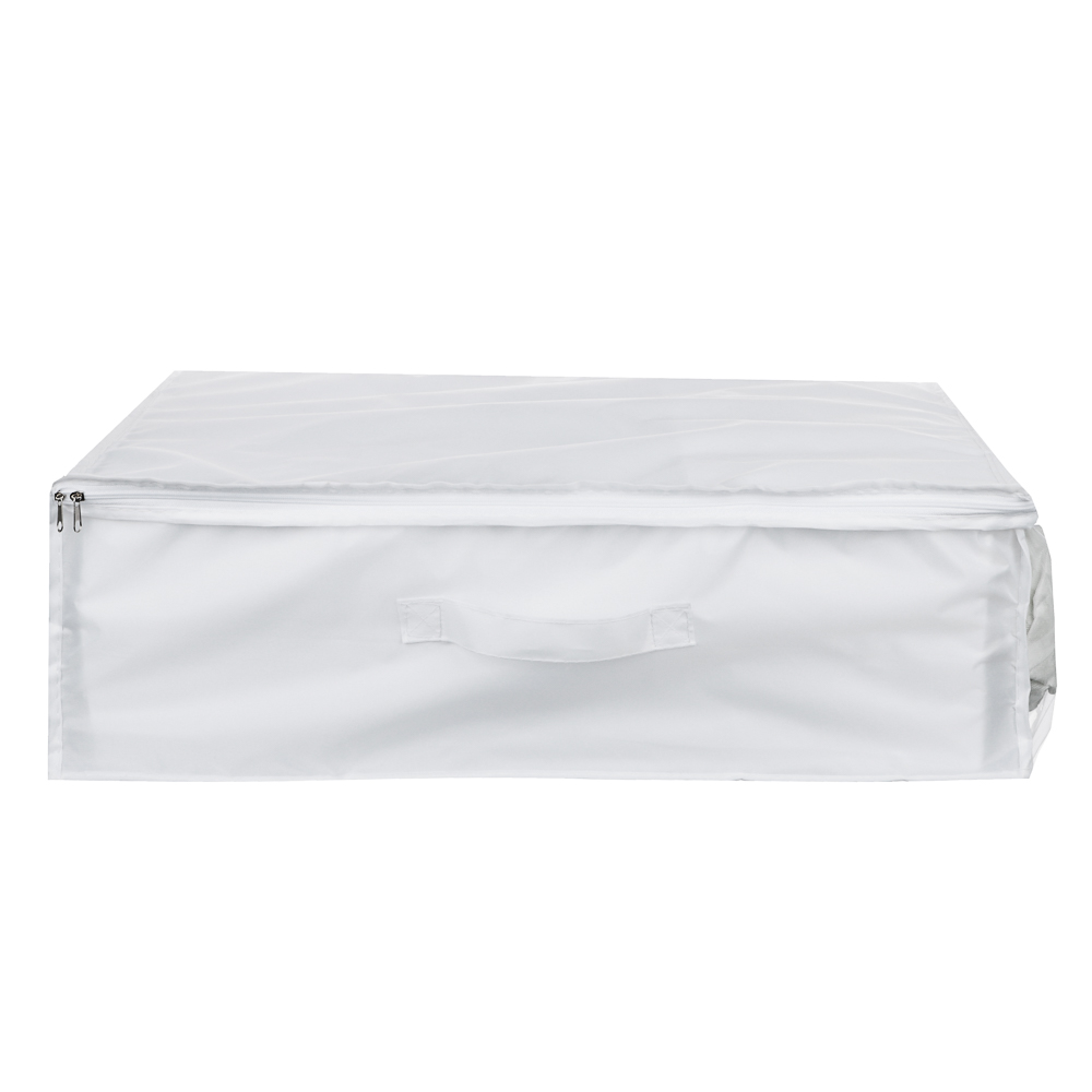 VETTA Кофр с крышкой, с прозрачным окном, 55х45х19см, Швеция, полиэстер, белый, арт.№ 457-717