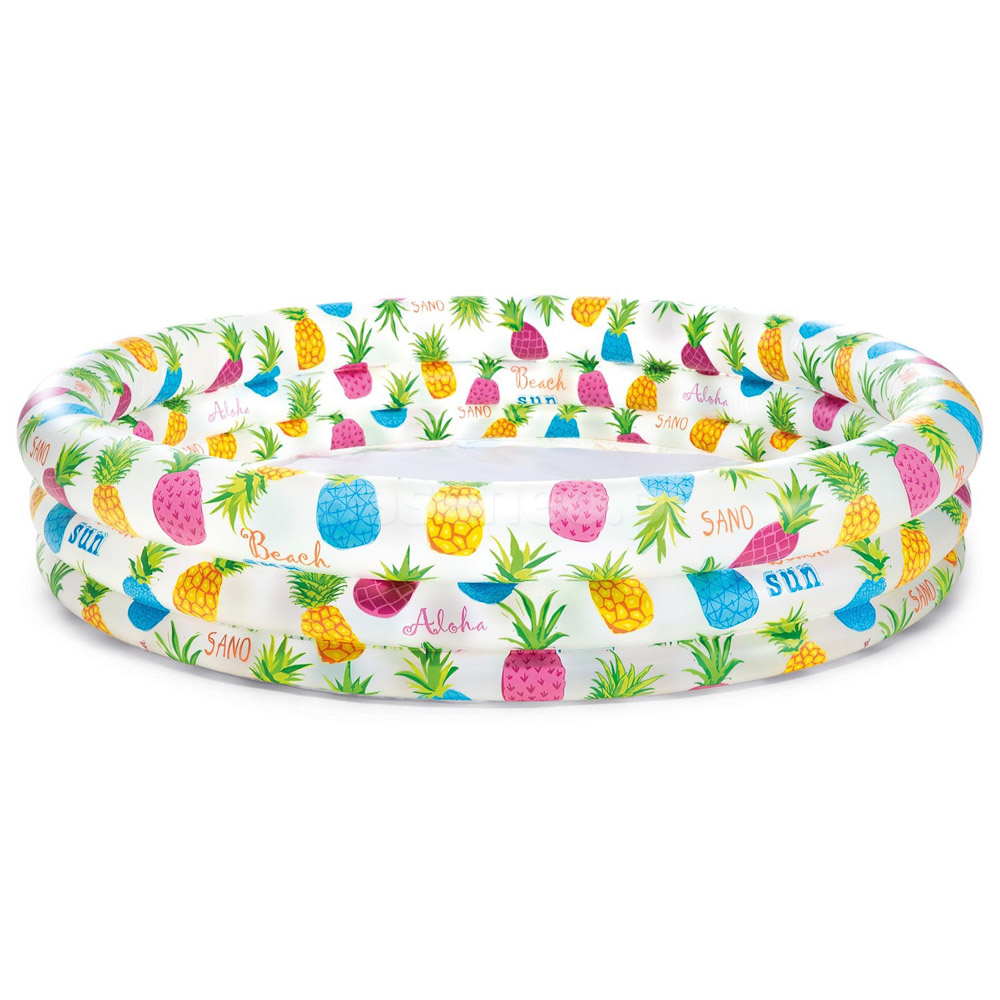 INTEX Бассейн 3 кольца, 132x28см, Рыба-шар, от 2 лет, 59431, арт.№ 359-289