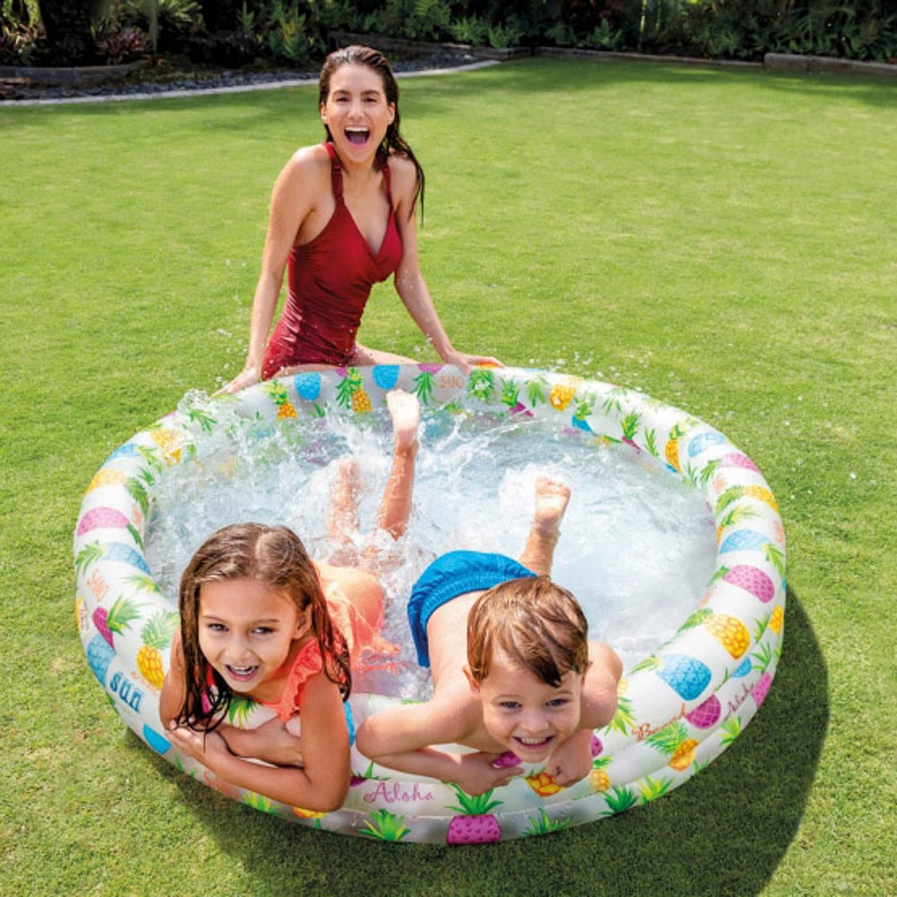 INTEX Бассейн 3 кольца, 132x28см, Рыба-шар, от 2 лет, 59431, арт.№ 359-289