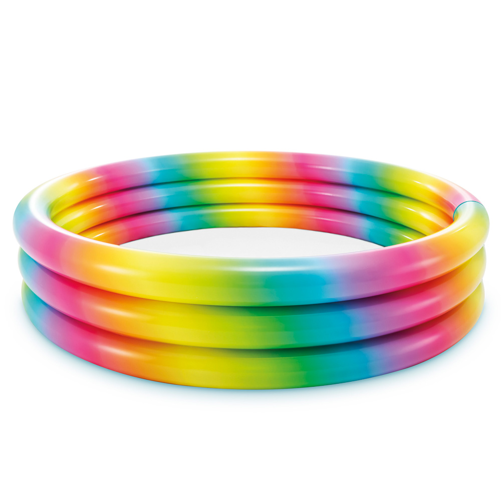 INTEX Бассейн 3 кольца, 168x38см, Геометрия, от 2 лет, 58449, арт.№ 359-295