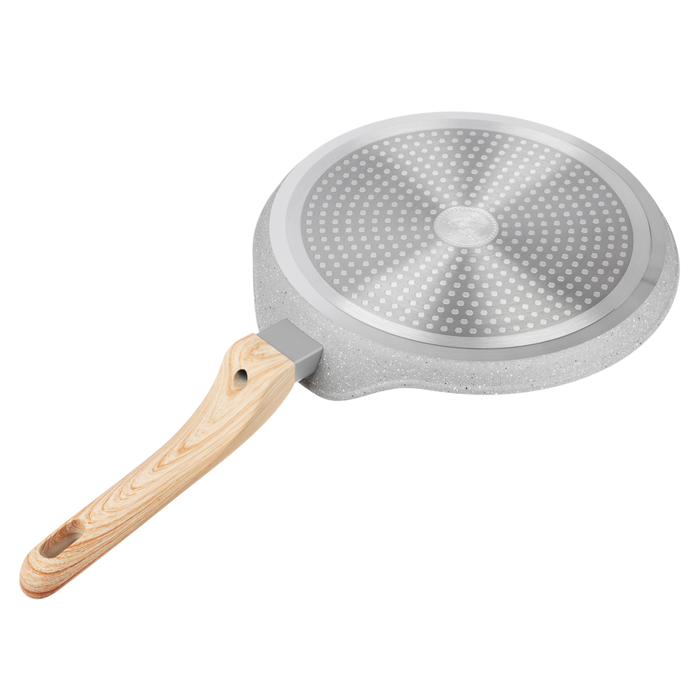 SATOSHI Берг Сковорода литая блинная d24см, антипригарное покрытие Мрамор, индукция, арт.№ 846-739