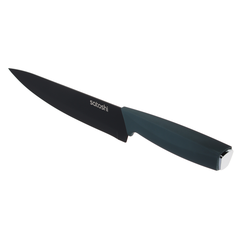 SATOSHI Орис Нож кухонный шеф 20см, нерж.сталь с антиналипающим покрытием, софт-тач, арт.№ 803-366