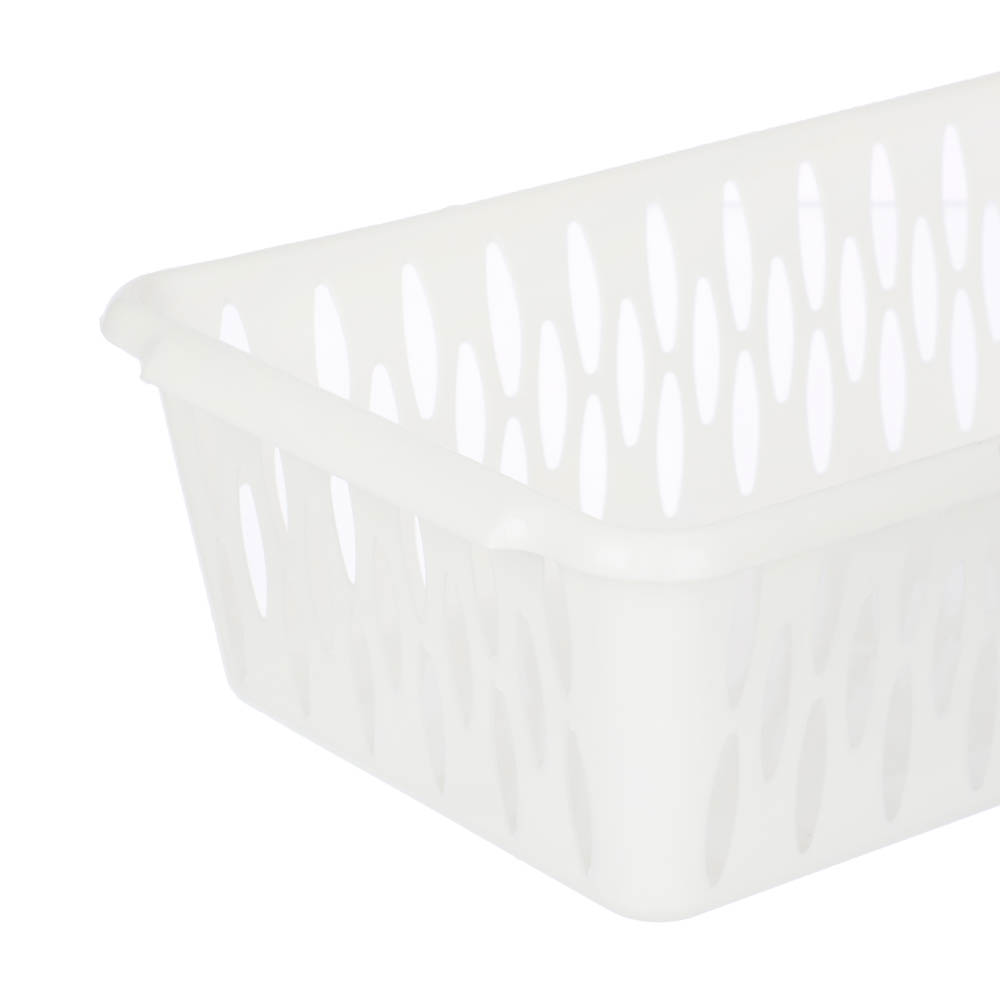 Корзинка для хранения Keeplex Light S 24,2х14,5х7,1см, пластик, белое облако, арт.№ 457-040