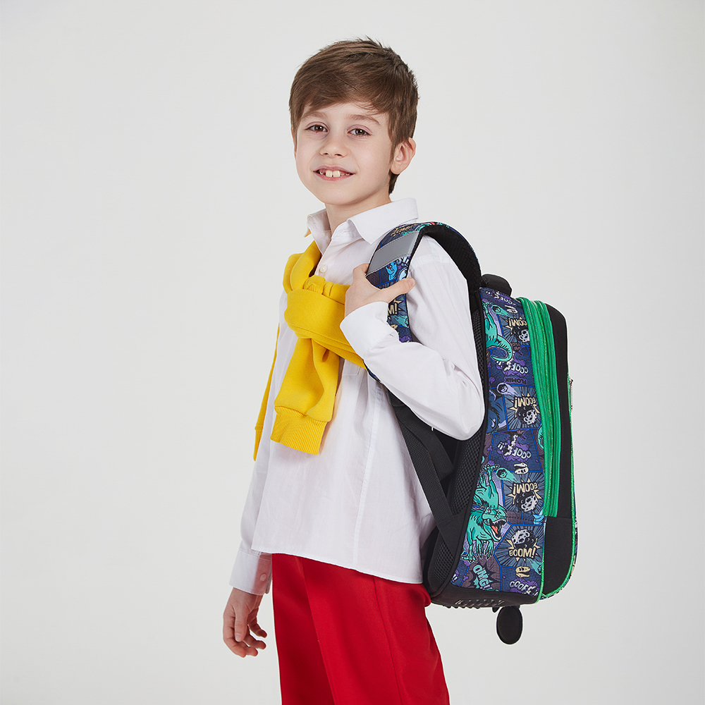 Древний мир Рюкзак школьный жесткий 39х30х15см, 2 отд., 3 карм., эрг.спинка, ручка, нашив., вес<900г, арт.№ 254-004