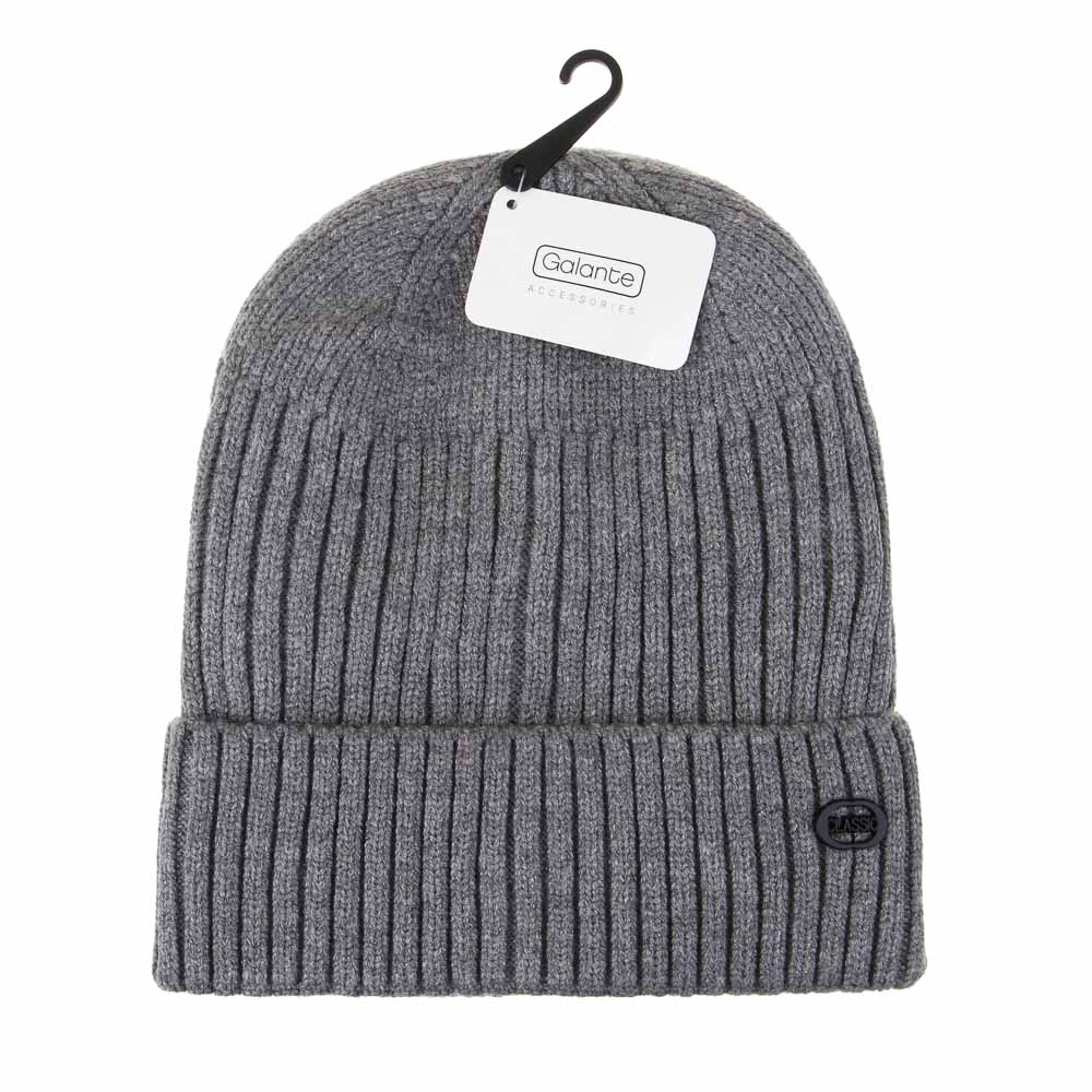 GALANTE Шапка мужская, р-р 56-58, серый, СЗШМП24-4, арт.№ 314-814