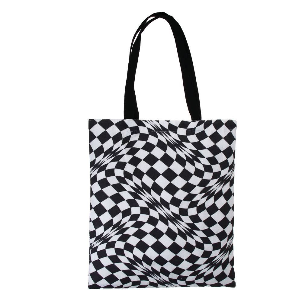 Сумка-шоппер, "Микс коллекций", 38x42см, длина ручек 58 см, внутр. карман, полиэстер, 5 дизайнов, арт.№ 524-284