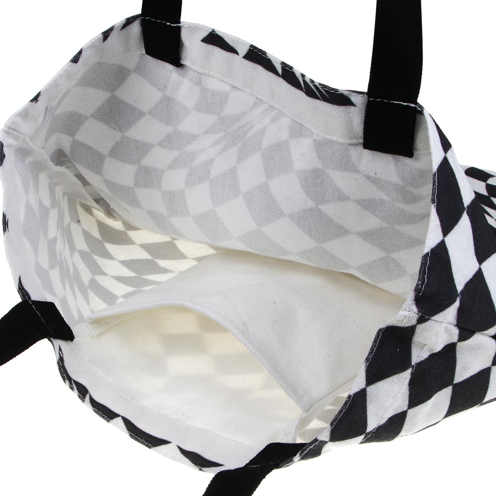 Сумка-шоппер, "Микс коллекций", 38x42см, длина ручек 58 см, внутр. карман, полиэстер, 5 дизайнов, арт.№ 524-284