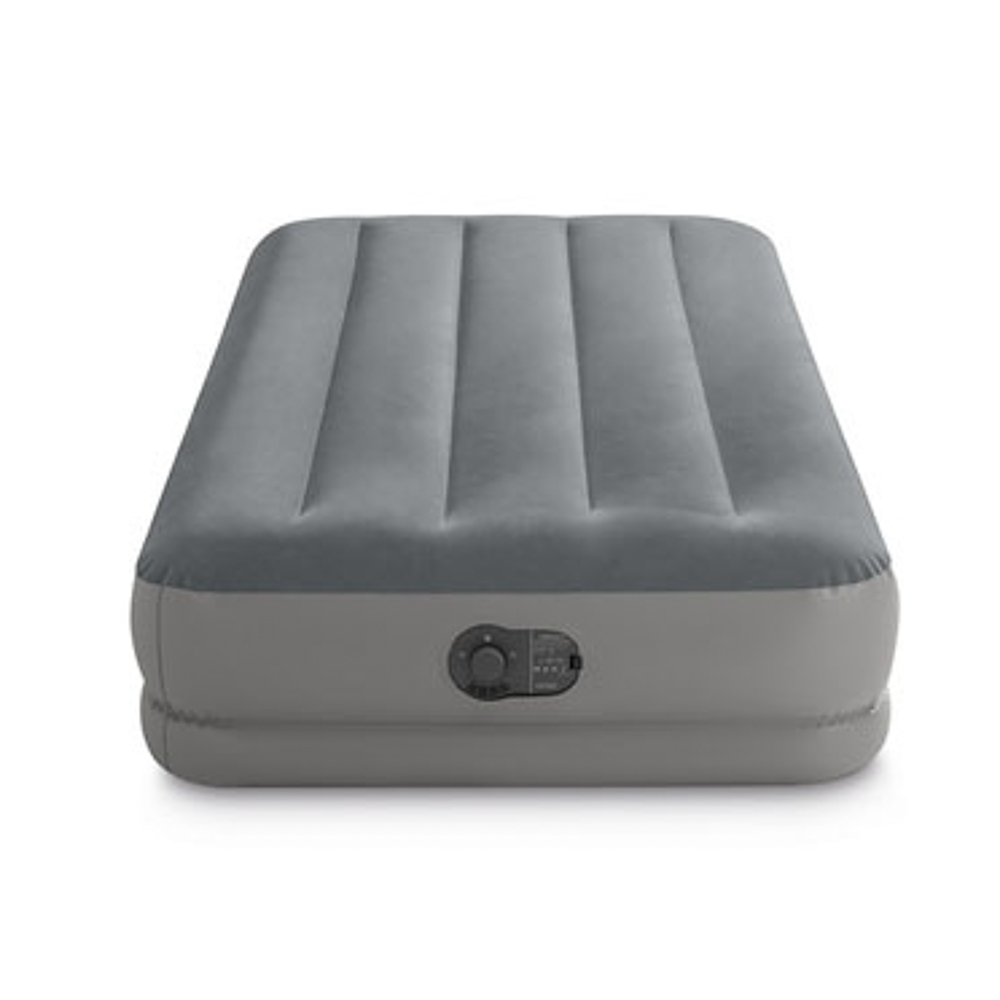 INTEX Кровать надувная TWIN DURA-BEAM PRESTIGE с USB насосом, 99x191x30см, 64112, арт.№ 108-076