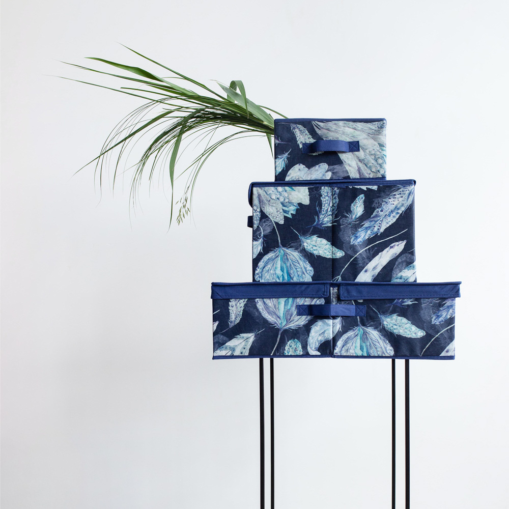 VETTA Санремо Кофр для хранения с крышкой, 28х30х16см, спанбонд, 2 дизайна, арт.№ 457-511