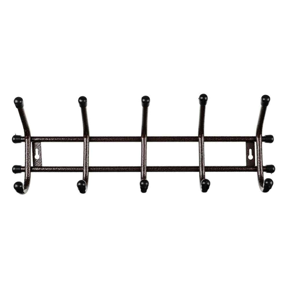 Вешалка настенная "Уют 5" 5 крючков, металл, медный антик, ВНУ51, арт.№ 465-220