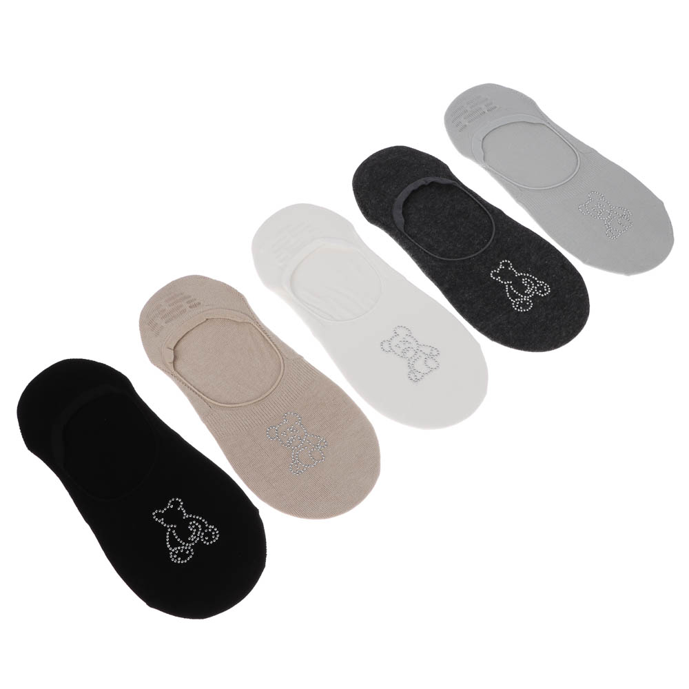 Носки-подследники с рисунком, тм Turkan, р. 36-41, 90%хлопок, 8% п/а, 2%лайкра,цвета в ас-те, РС7611, арт.№ 019-559