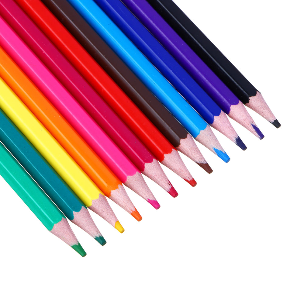 МОНСТР ТРАК Карандаши 12 цветов шестигранные заточенные, улучшенное письмо, пластик, в карт.коробке, арт.№ 228-202