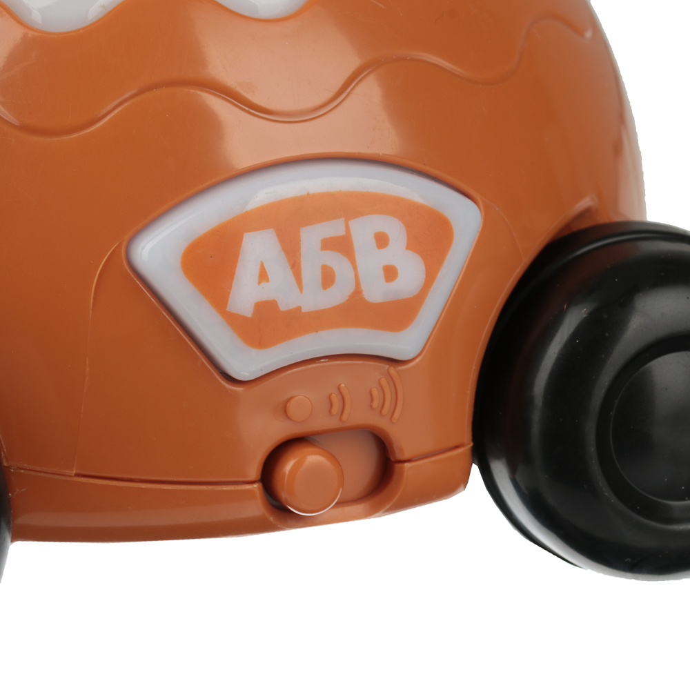 ИГРОЛЕНД Каталка-проектор музыкальная, свет, звук, ABS, PVC, 3ААА, 14,5х11x8см, 5 дизайнов, арт.№ 272-707