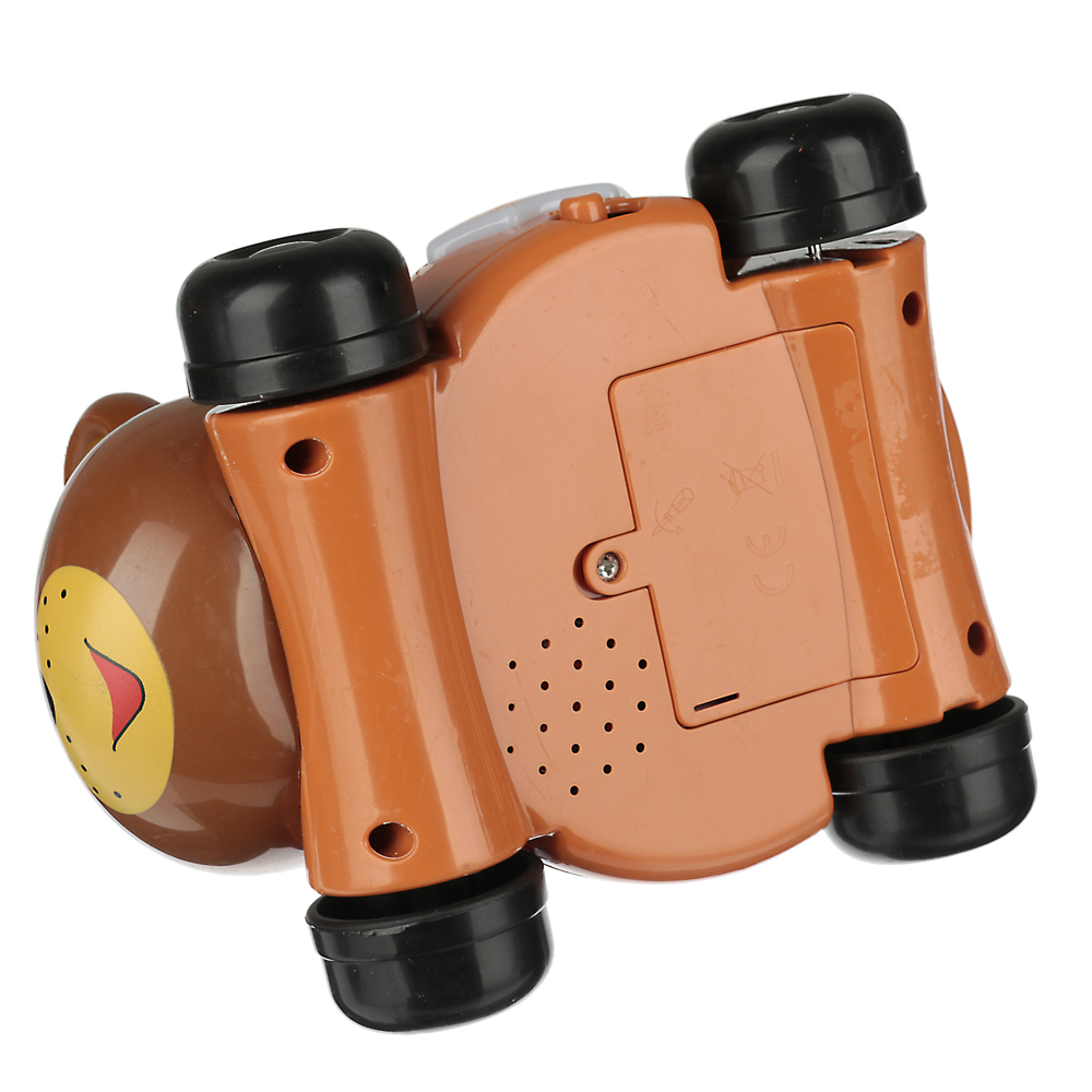 ИГРОЛЕНД Каталка-проектор музыкальная, свет, звук, ABS, PVC, 3ААА, 14,5х11x8см, 5 дизайнов, арт.№ 272-707