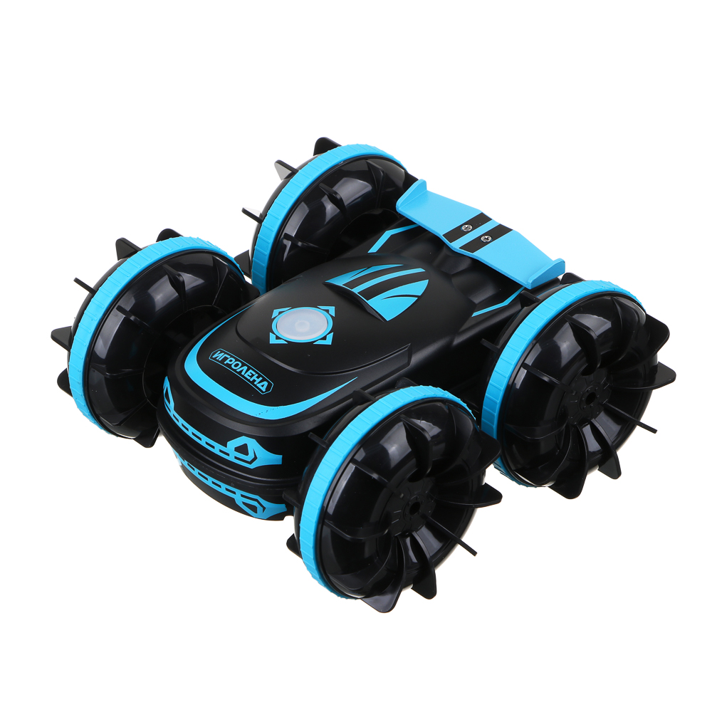 ИГРОЛЕНД Машинка РУ Амфибия управ-е браслет/пульт, АКБ, ABS, 20х10,5х17, 2 цвета, арт.№ 293-152