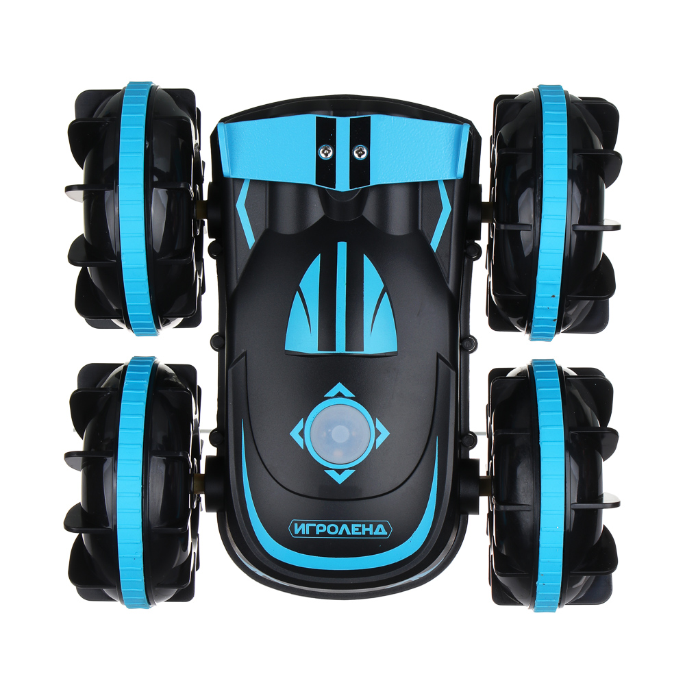 ИГРОЛЕНД Машинка РУ Амфибия управ-е браслет/пульт, АКБ, ABS, 20х10,5х17, 2 цвета, арт.№ 293-152