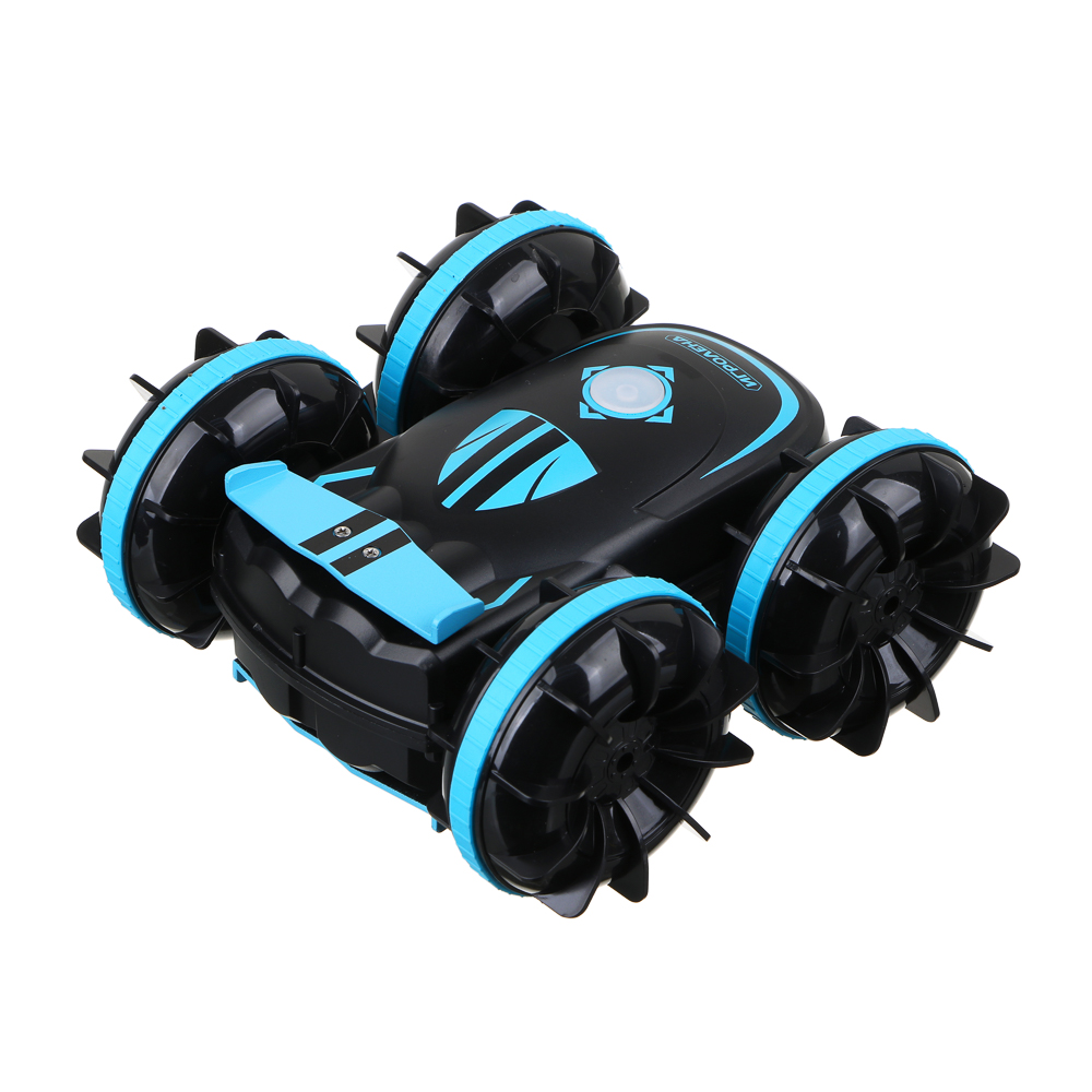 ИГРОЛЕНД Машинка РУ Амфибия управ-е браслет/пульт, АКБ, ABS, 20х10,5х17, 2 цвета, арт.№ 293-152