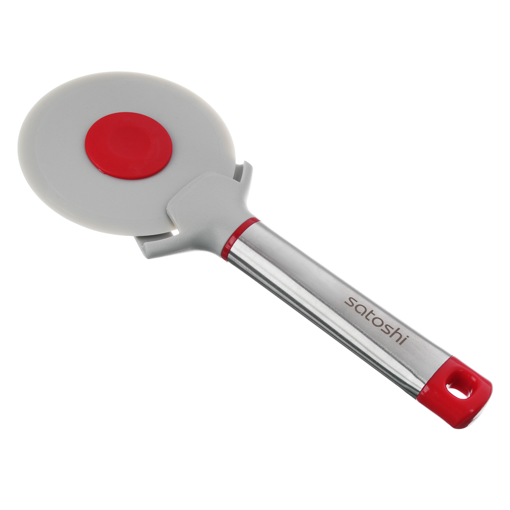 SATOSHI Премьер Нож для пиццы 21,3х8,7х2,4см, нейлон, ручка нерж.сталь, пластик, арт.№ 881-198