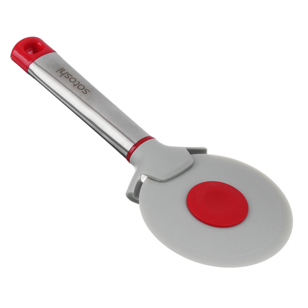 SATOSHI Премьер Нож для пиццы 21,3х8,7х2,4см, нейлон, ручка нерж.сталь, пластик, арт.№ 881-198