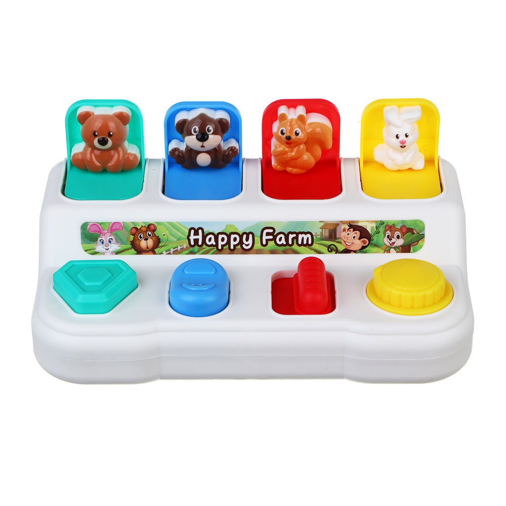 Развивающая игрушка сортер "Играем в прятки", ABS, 12,1х6х19,1см, арт.№ 262-542