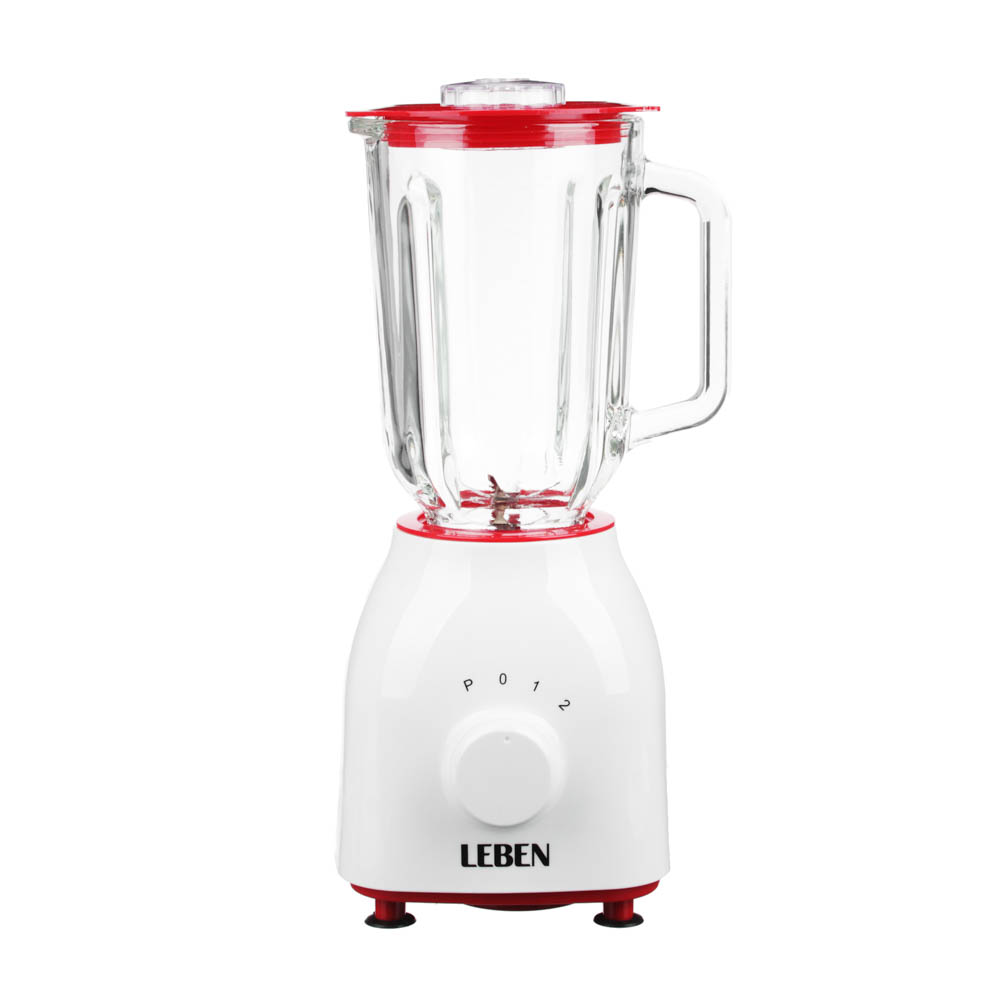 LEBEN Блендер стационарный 1,5 л, колба стекло, 350 Ватт, 2 скорости, арт.№ 269-036