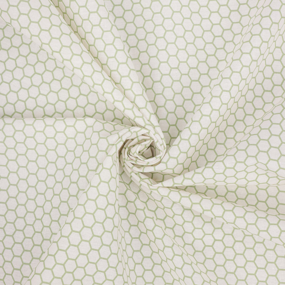 PROVANCE Эвкалипт Простыня на резинке 160х200х20см, 100% хлопок, поплин, зеленый, арт.№ 432-253