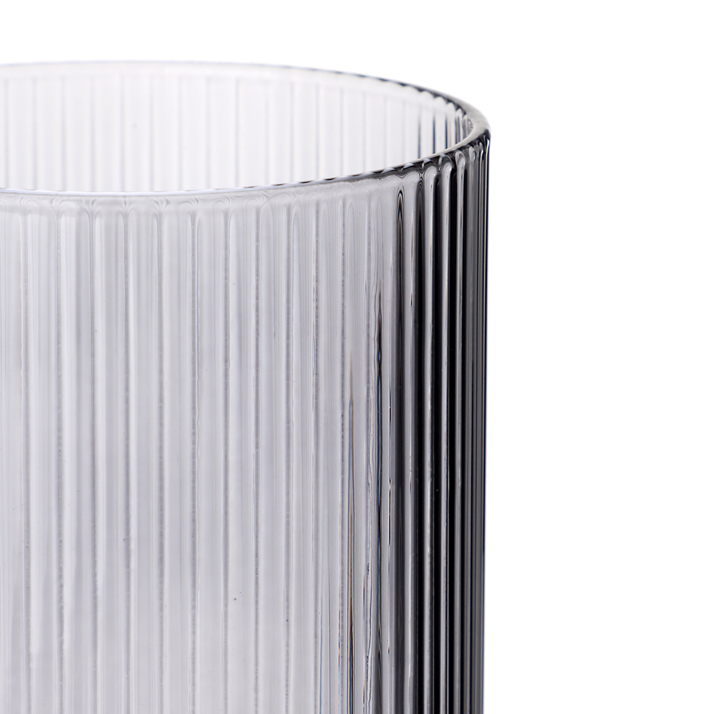 BY COLLECTION Black Line Набор бокалов для вина, 2шт., 500 мл, 8х22 см, стекло, арт.№ 820-851