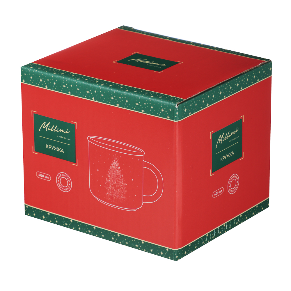 MILLIMI Щелкунчик Кружка 400мл, керамика, арт.№ 820-726