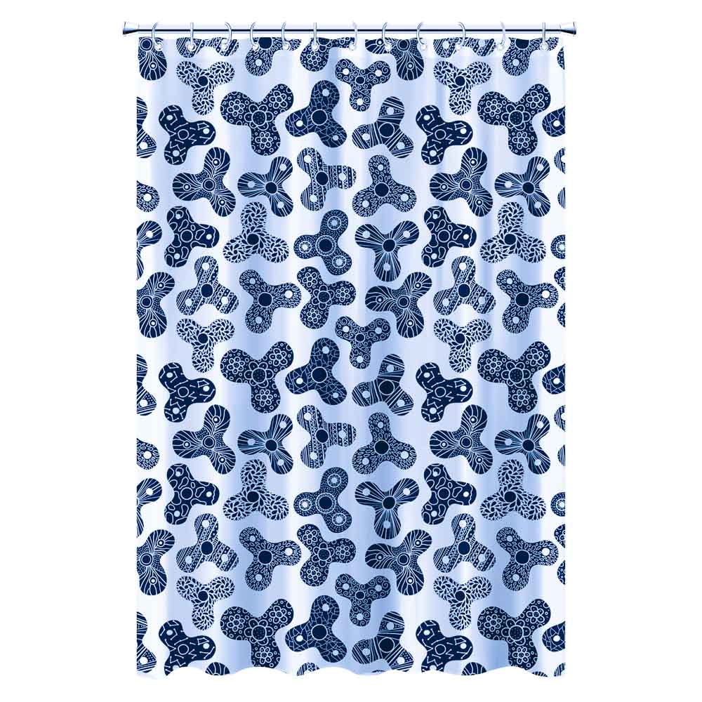 VETTA Шторка для ванной, ПЕВА, 75 г/м2, 180x200см, "Этнографика", 3 диз., арт.№ 461-324