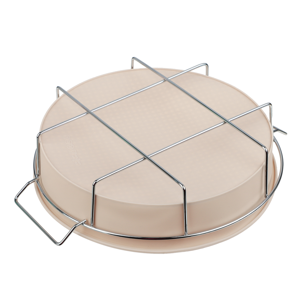 VETTA Форма силиконовая 25x6см, круглая на мет.подставке, 3 цвета, арт.№ 891-020