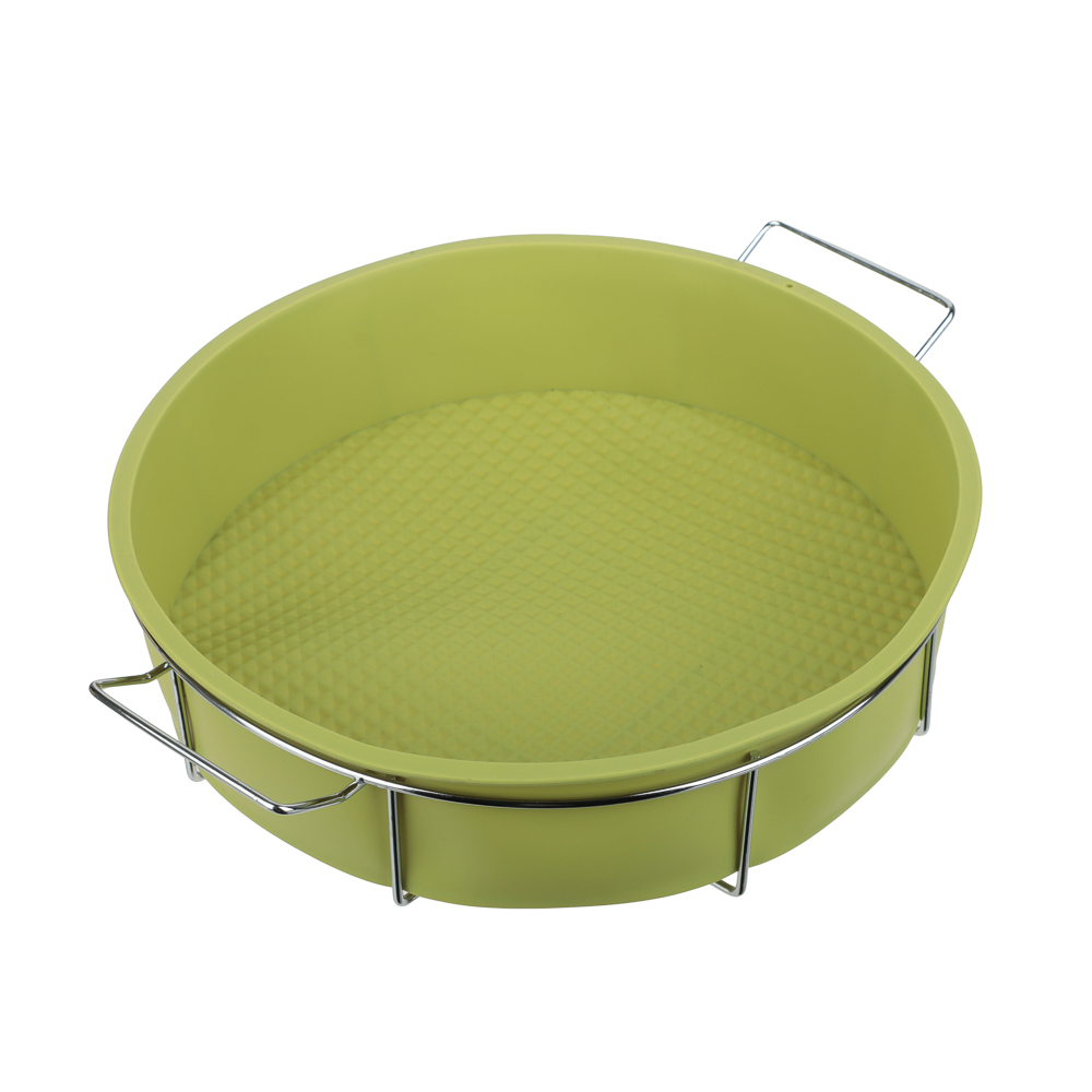 VETTA Форма силиконовая 25x6см, круглая на мет.подставке, 3 цвета, арт.№ 891-020