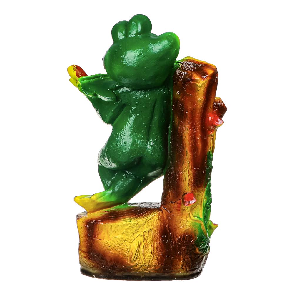 Фигура садовая Лягушка со скрипкой 35x22см, гипс, арт.№ 162-243