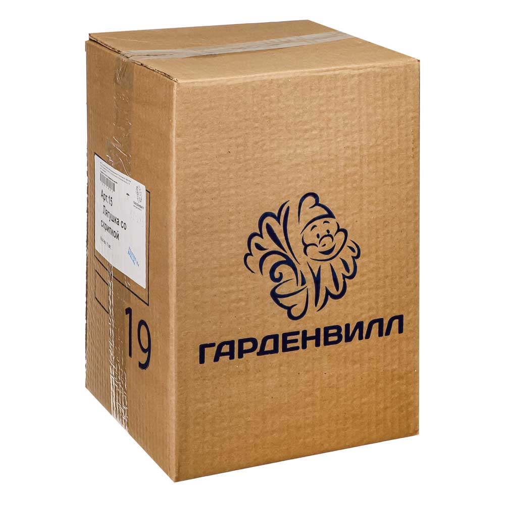 Фигура садовая Лягушка со скрипкой 35x22см, гипс, арт.№ 162-243